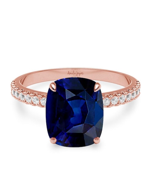 Anillo de compromiso de oro 14 k 1