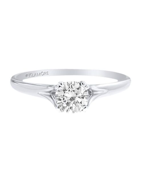 Solitario de oro 14 k Bertha diamante 1