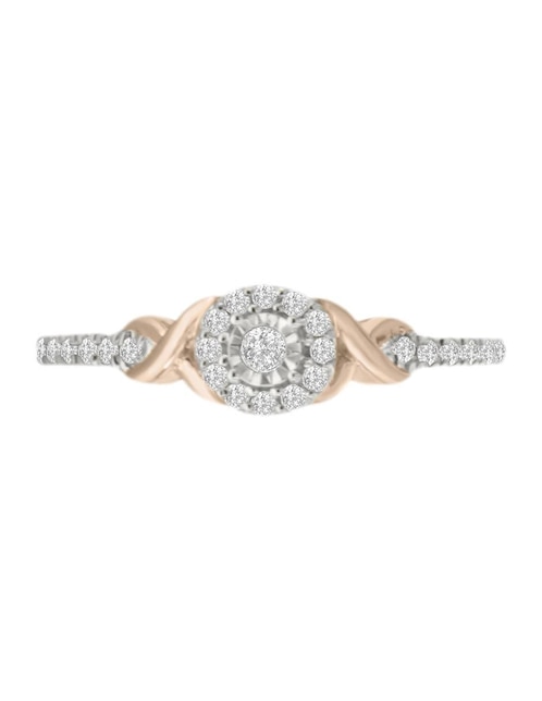Solitario de oro 14 k Ivanna diamante 1