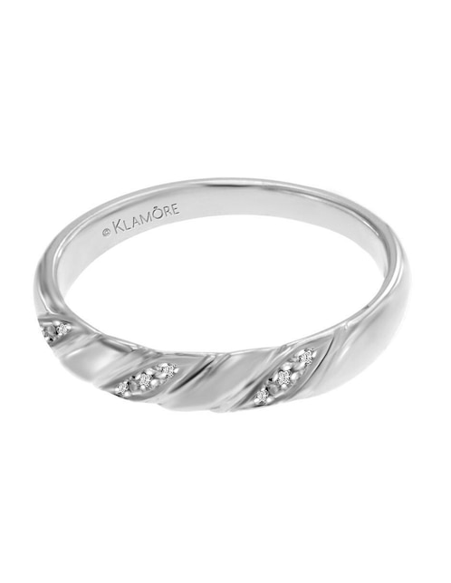Argolla de oro 14 k Satura diamante 1