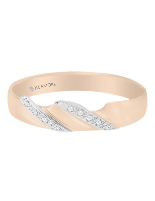 Argolla de oro 14 k Eny diamante 1