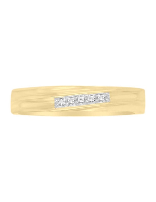 Argolla "de" oro 14 k klamore diamante