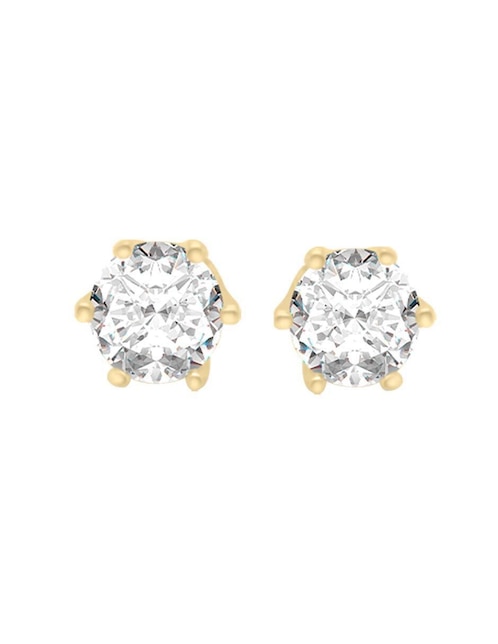 Broqueles "de (si aplica)" redonda sin temática fianelli serena "de" oro brillante 14 k diamante
