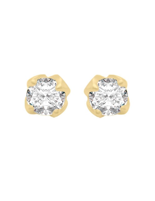 Broqueles "de (si aplica)" redonda sin temática fianelli jena "de" oro brillante 14 k diamante