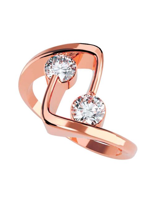 Anello in argento placcato oro 18 kt medio con motivi a orsetto Bold