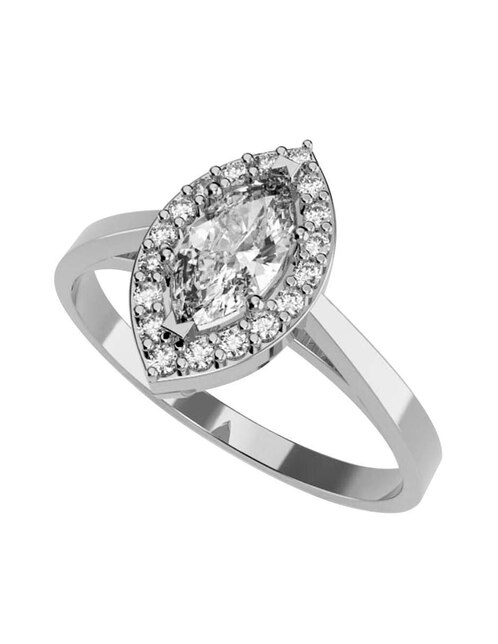 Anillo De Compromiso De Oro 10 K Amore Mio Zirconia Cúbica 1