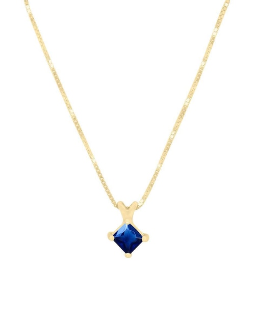 Colgante Y Dije de rombo Fascinare aiden de oro amarillo 14 K