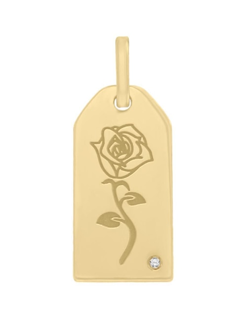 Dije de flor Fianelli fiorella de oro amarillo 14 K