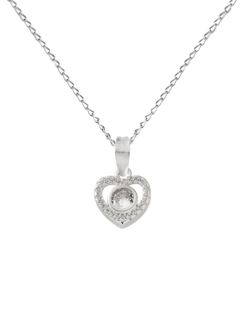 Collar de corazón Unlimited By Ob de plata P 925
