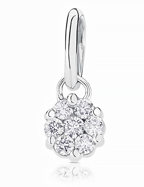 Dije circular Tous les classiques de oro blanco 18 K