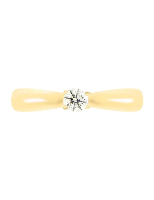 Solitario "de" oro 14 k klamore diamante