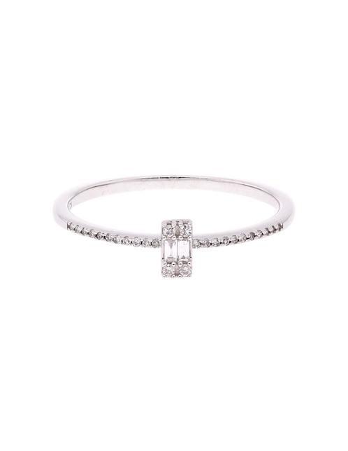 Anillo de compromiso de oro 14 k diamante 1