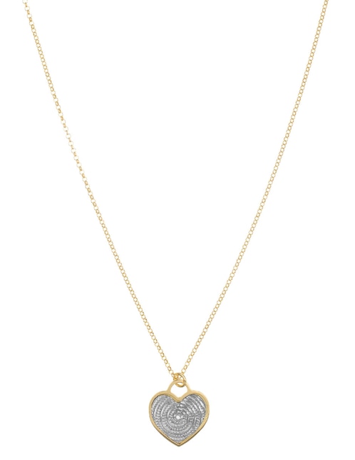Collar de corazón de plata P 925 1