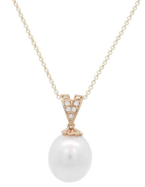 Dije ovalada de oro 14 K 1