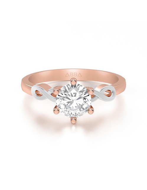 Anillo de compromiso de oro 10 k 1