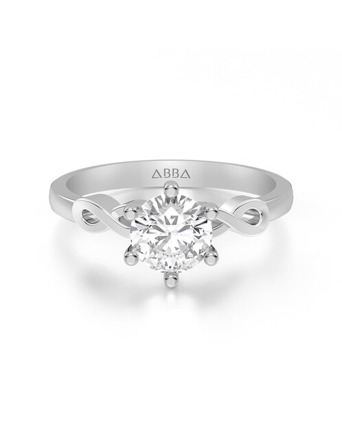 Anillo de compromiso de oro 14 k 1