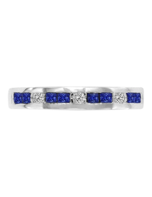 Churumbela de oro 14 k Fascinare Mare zafiro y diamante