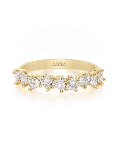 Churumbela "de" oro 10 k abba joyas sin familia zirconia