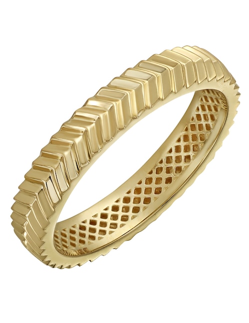 Anillo 14 k de oro troquelado 1