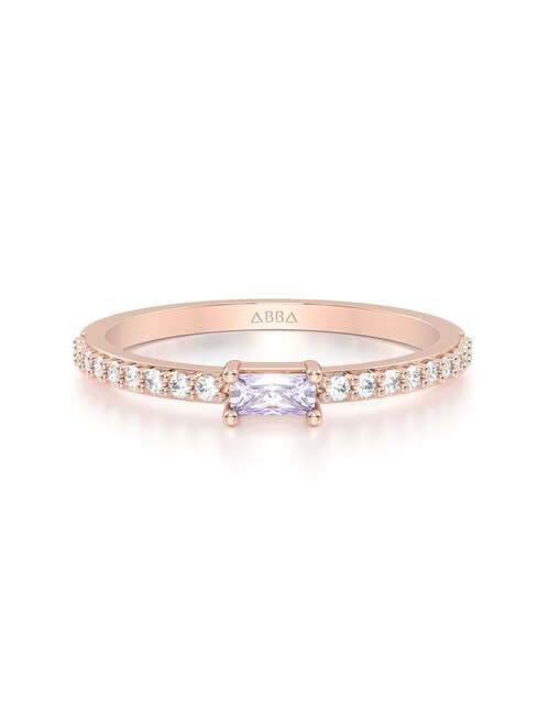 Anillo de compromiso de oro 14 k 1
