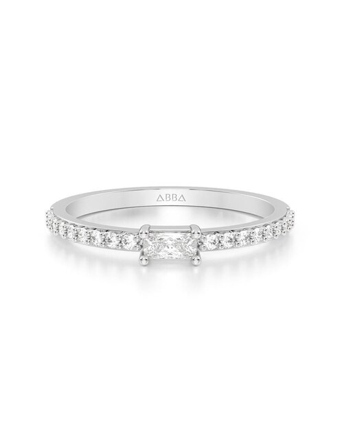 Anillo de compromiso de oro 14 k 1