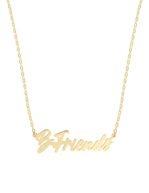 Colgante Y Dije de letras Fianelli billion dreams de oro amarillo 14 K