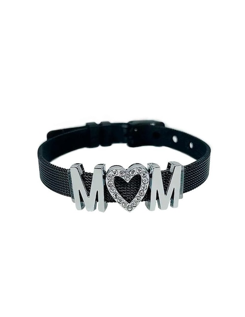 Pulsera clepsidra "de" acero inoxidable sin kilataje ninguno "con acabado" lustre