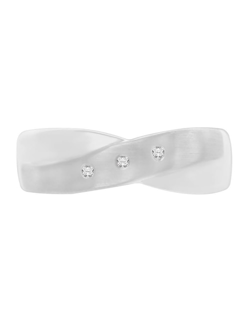 Argolla de oro 14 k Kiev diamante 1