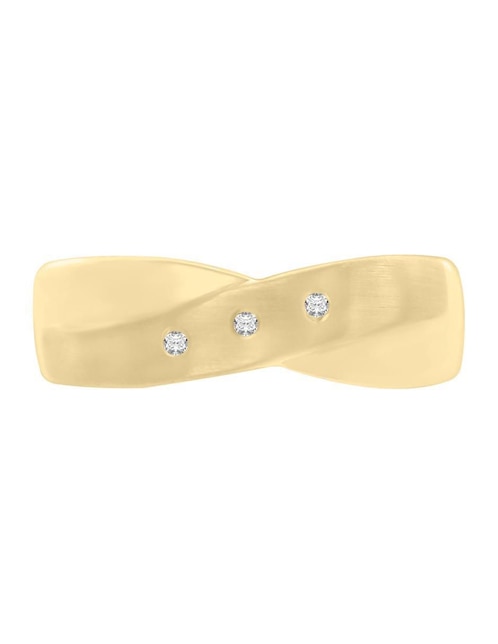 Argolla "de" oro 14 k klamore diamante