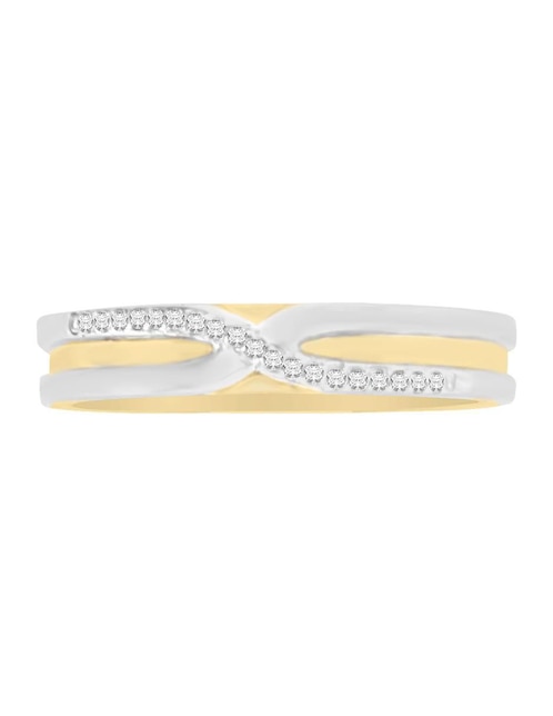 Argolla "de" oro 14 k klamore diamante
