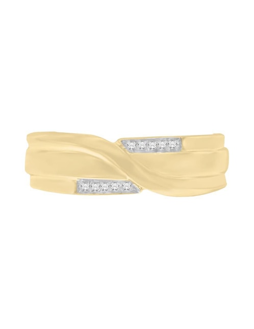 Argolla "de" oro 14 k klamore diamante
