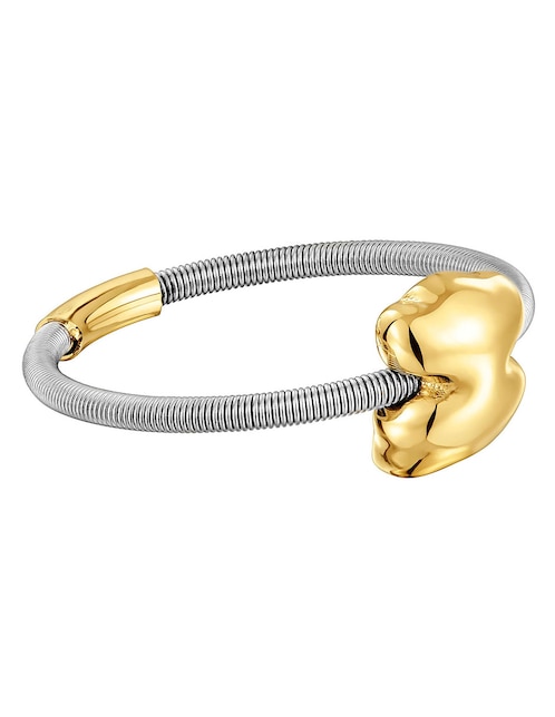 Anillo de oso Tous Mesh Tube 18 k de oro brillante