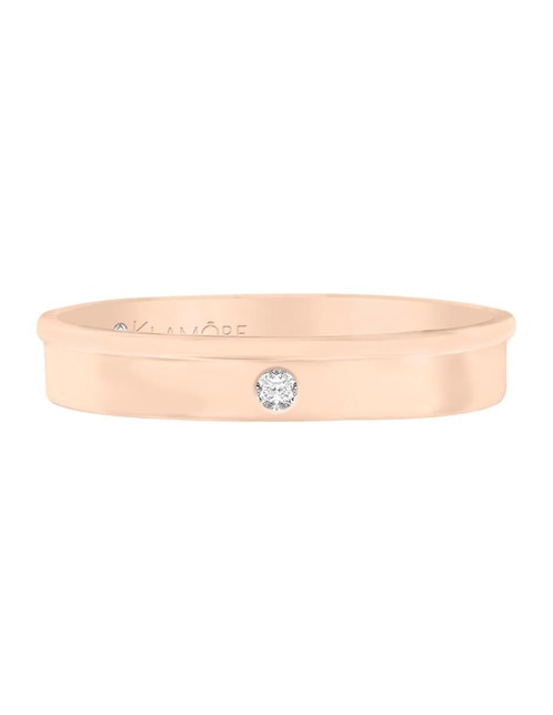 Argolla de oro 14 k Cherise diamante 1