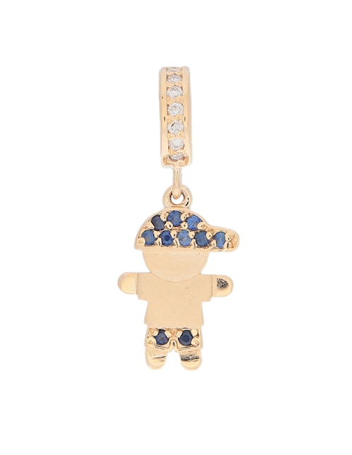 Charm de niño de oro 14 K 1