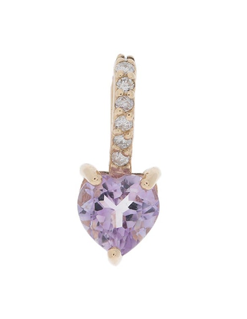 Charm de corazón de oro amarillo 14 K 1