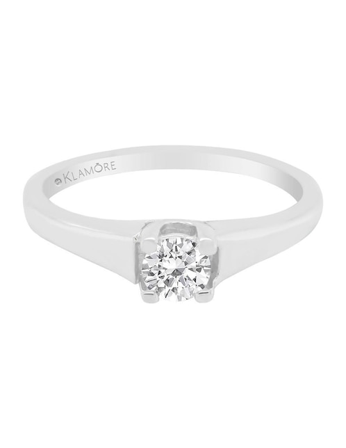 Solitario de oro 14 k Diana diamante 1