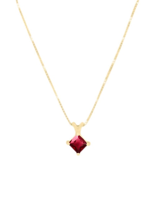 Colgante Y Dije de rombo Fascinare aiden de oro amarillo 14 K