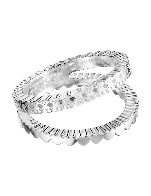 Anillo Tous Straight P 925 de plata brillante