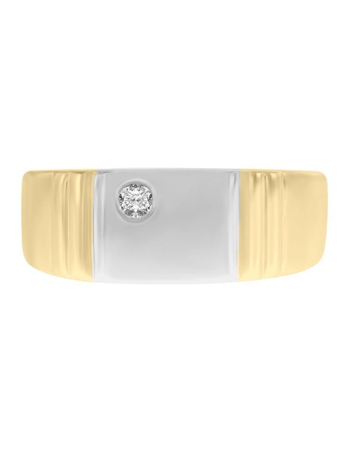 Anillo "de (si aplica)" redondo fianelli johan sin temática 14 k "de" oro diamante