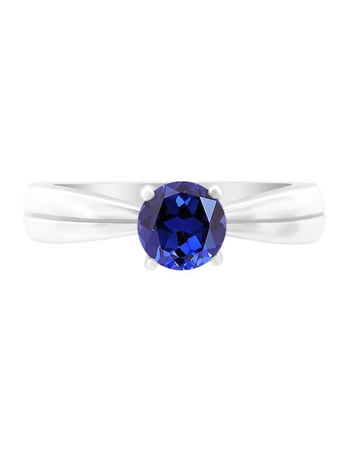Anillo Nix de oro zafiro brillante 1