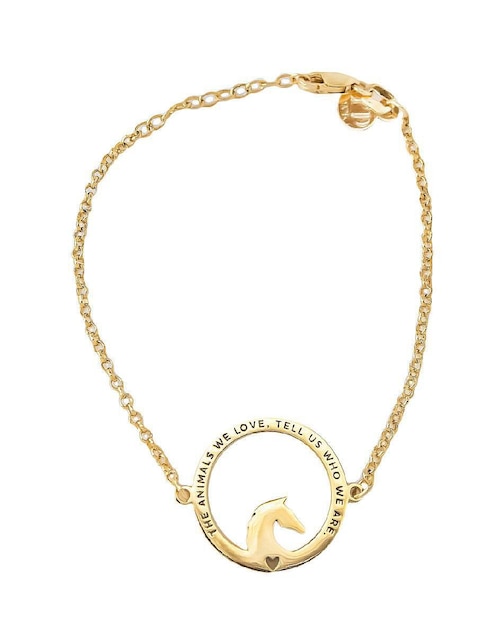 Pulsera Teresa Díaz Joyería Mexicana de plata P 925 Elegancia Equina con acabado brillante