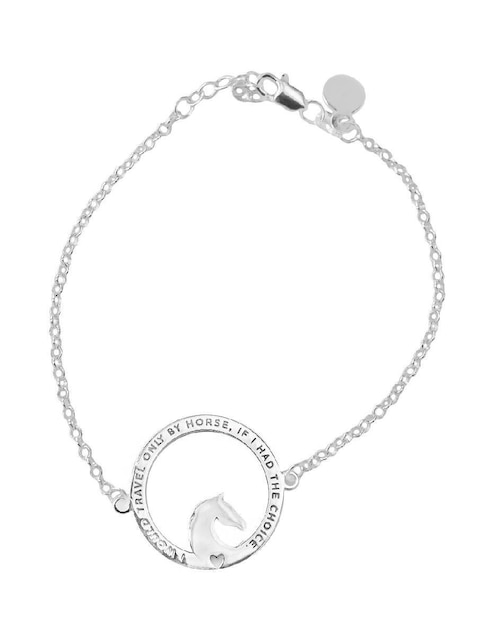 Pulsera Teresa Díaz Joyería Mexicana de plata p 925 Elegancia Equina