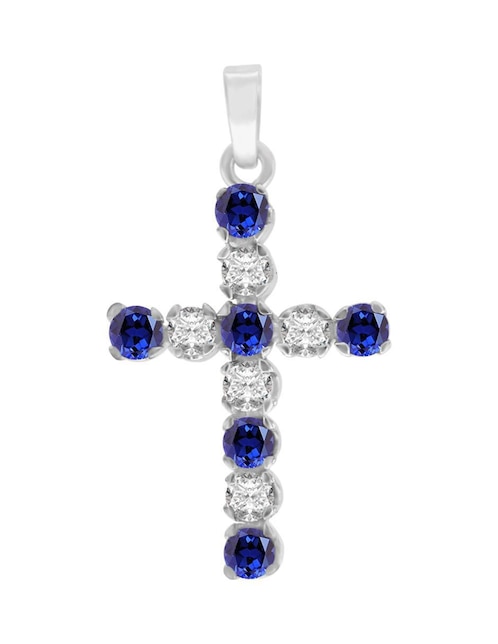 Imagen de producto Dije de cruz Fascinare celestial de oro blanco 14 K