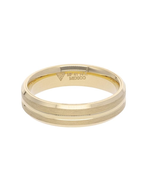 Anillo Fonelli 14 k de oro brillante