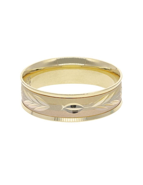 Anillo Fonelli 14 k de oro amarillo brillante