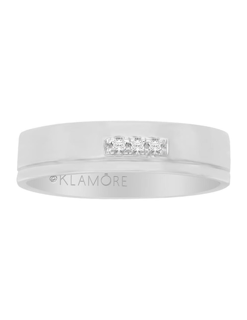 Argolla de oro 14 k Helena diamante 1