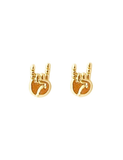 Broqueles de mano Mancini de oro con acabado brillante