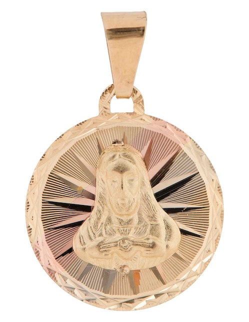 Medalla de cristo de oro florentino 14 K 1