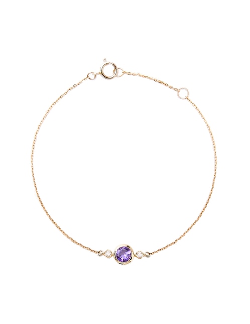 Pulsera Ingrata Fortuna de oro 14 k Ziva Bracelet con acabado pulido