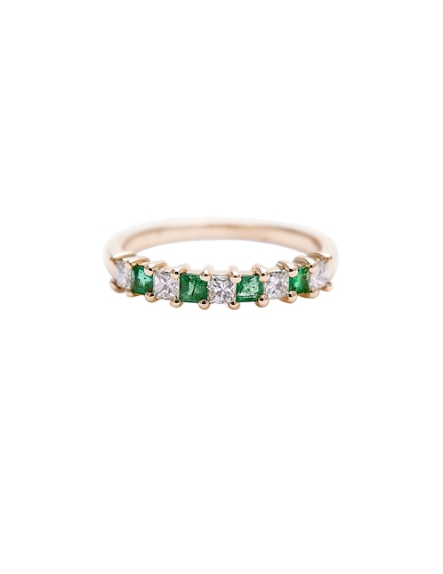 Churumbela Ingrata Fortuna Kendra Diamond Emerald 14 k de oro amarillo diamante